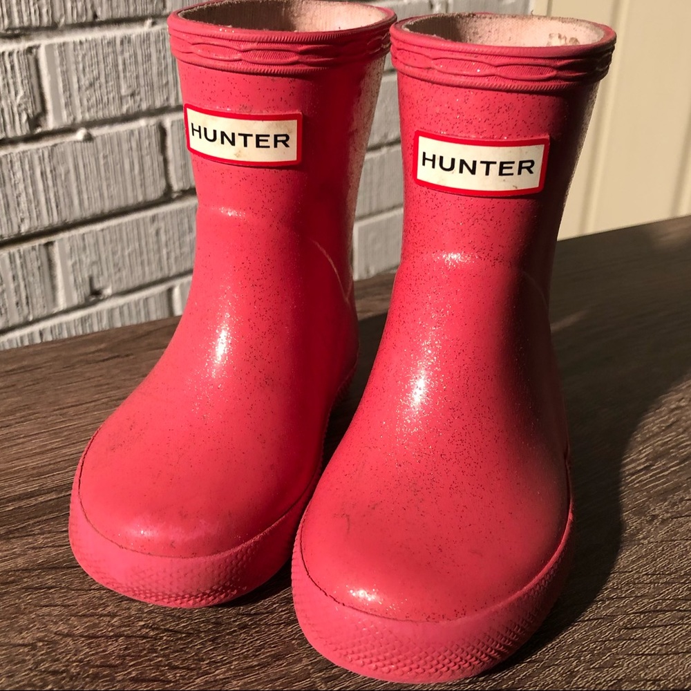 Toddler Hunter boots Size 4